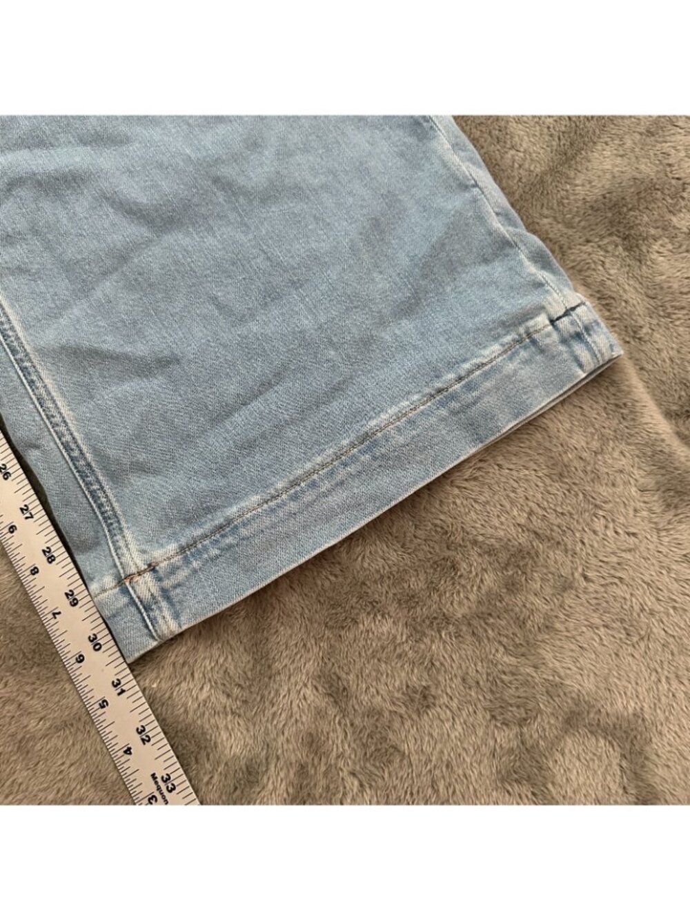 American Eagle Wide Leg Cargo Baggy Jeans Women's size 16 Super High Rise - Picture 8 of 9